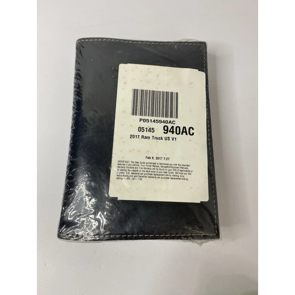 2017 Ram‎ Truck US V1 1500/2500/3500 User Guide Owner's Manual Sealed Unused
